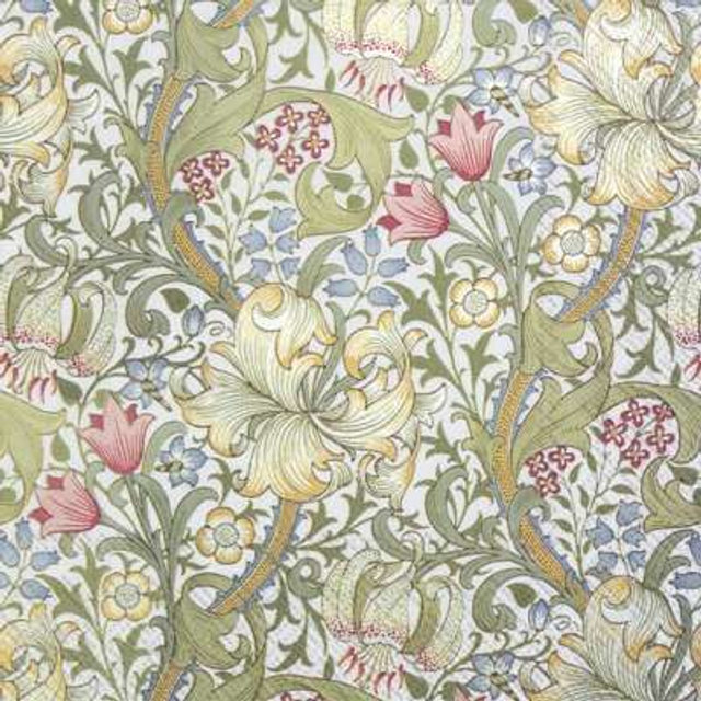 SERV. COCKTAIL GOLDEN LILY  BLANCO