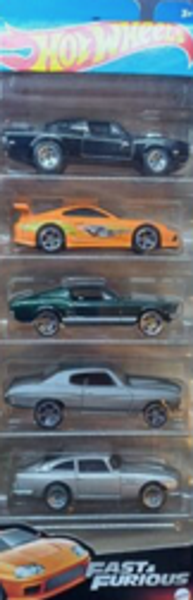 Fast & Furious 5er Set HotWheel 1:64