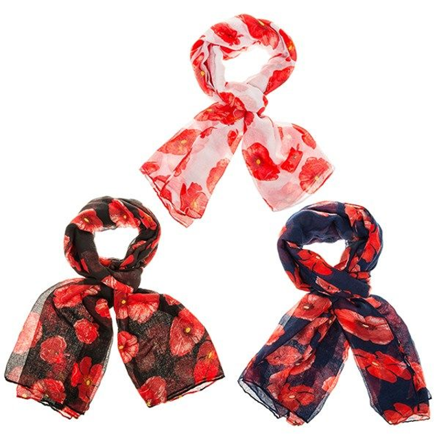 Poppy Scarf