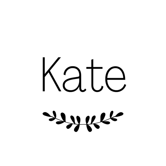 Lot de stickers papier &quot;Kate&quot; - Personnalisable