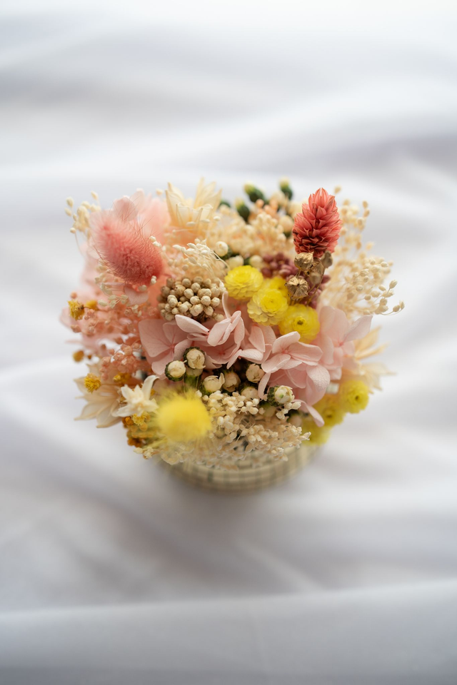 Boule fleurie étincelante