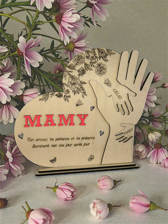 DÉCORATION COEUR MAMIE