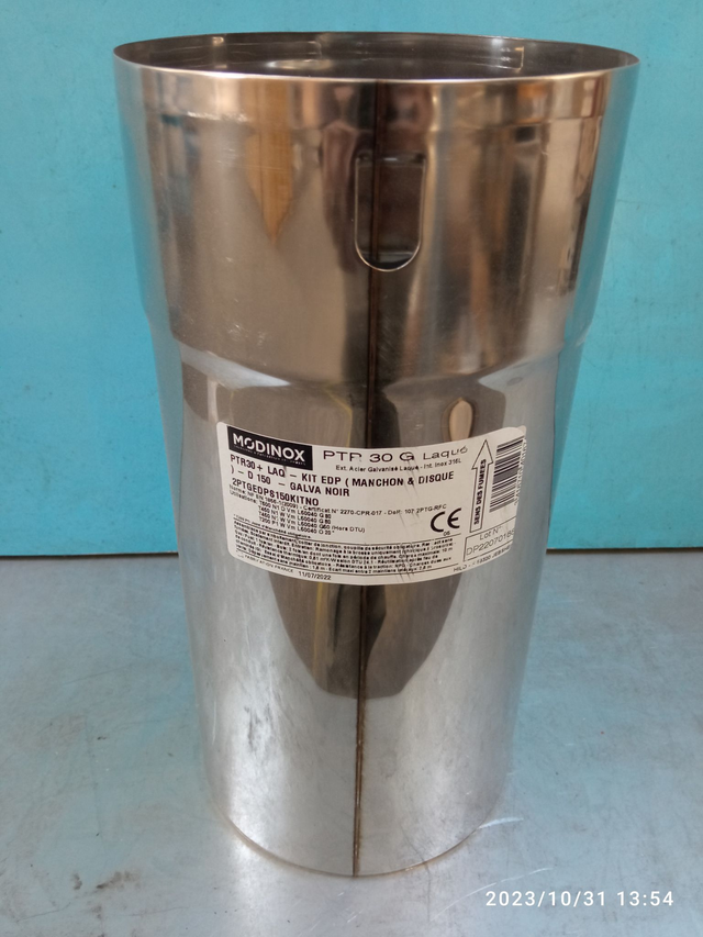 PTR30 + Laq - Kit élément de départ ( manchon &amp; disque ) - D 150 - Galva noir - 2PTGEDPS150KITNO 