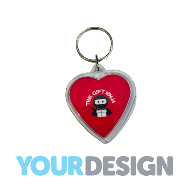 Promotional Keyrings - Heart Shape 