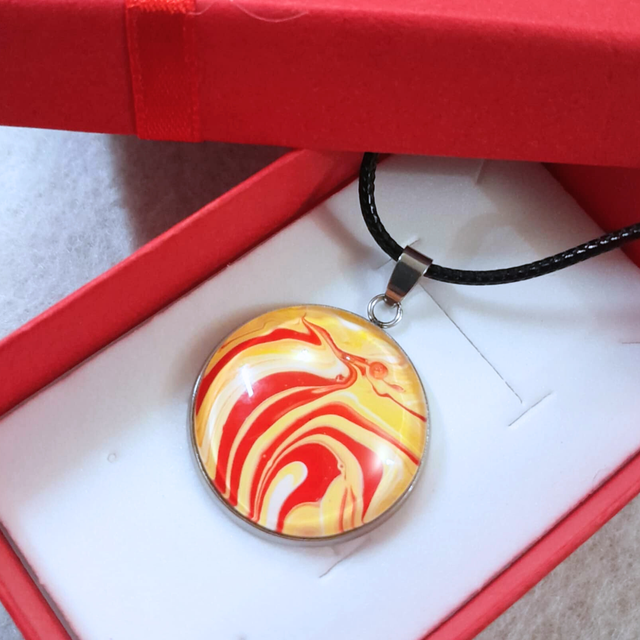 COUP DE SOLEIL - Collier - Rouge, jaune &amp; blanc