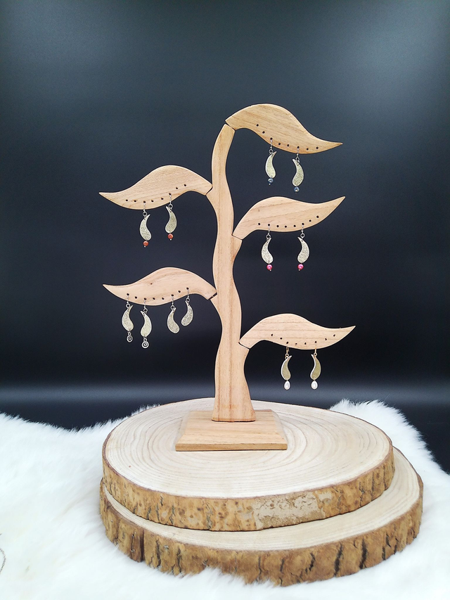 Halley, boucles d'oreilles en cuir