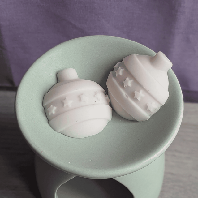 Boule de noël - lots de 2 fondants parfumées