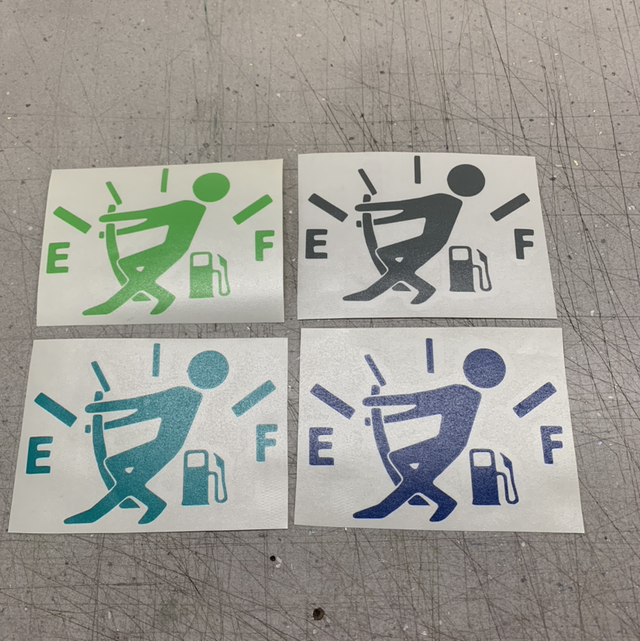 Gas Gauge Sticker 