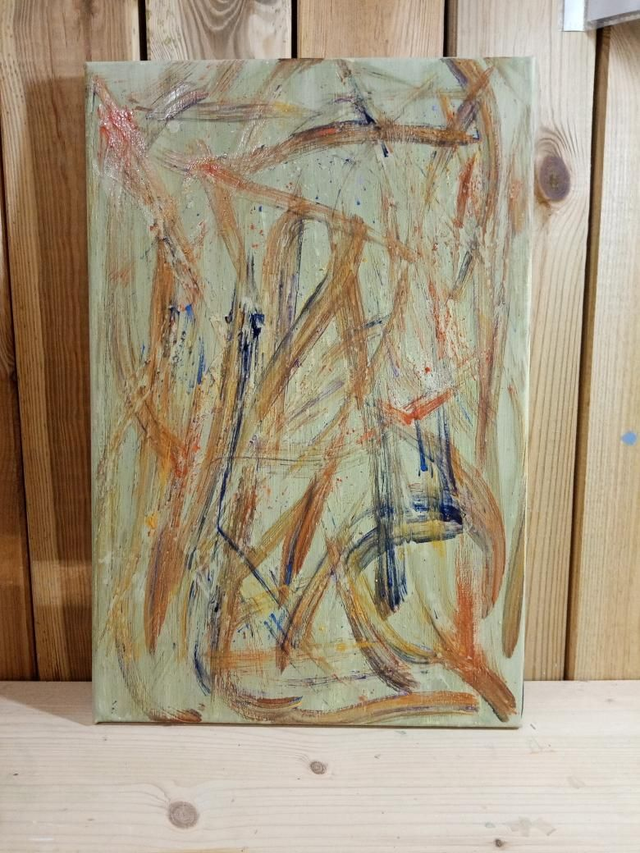 The Painting With Natural Pigment