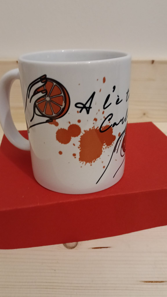 Tazza Carnevale di Ivrea" LA BATTAGLIA"