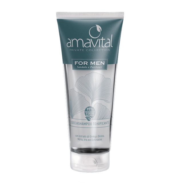 PRIVATE COLLACTION DOCCIASCHAMPOO TONIFICANTE FOR MEN SANDALO &amp; PATCHOULI  200ML 