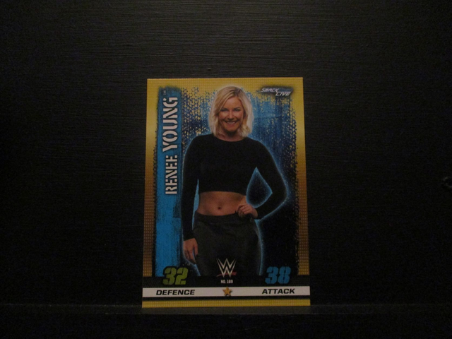 Renee Young - Smackdown Live Slam Attax 10th Edition Original Trading Card #169