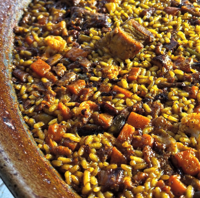 Paella aux légumes de saison 🥒 🥕🍆🍅