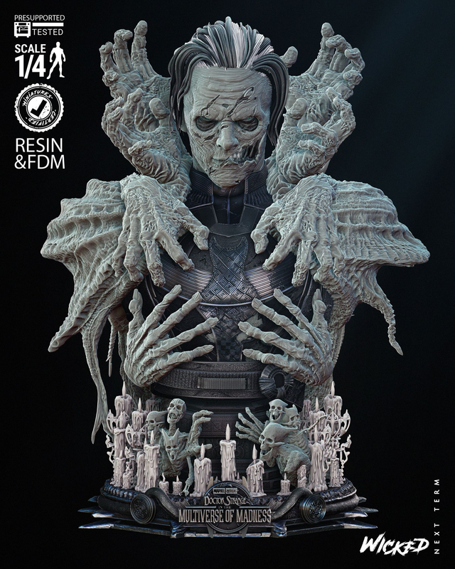 BUSTE portrait Dr STRANGE DEAD