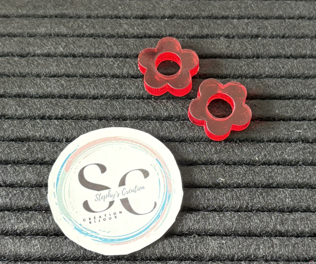 ❤️Pampille &quot;ANNA&quot; – Baby Fleur Rouge