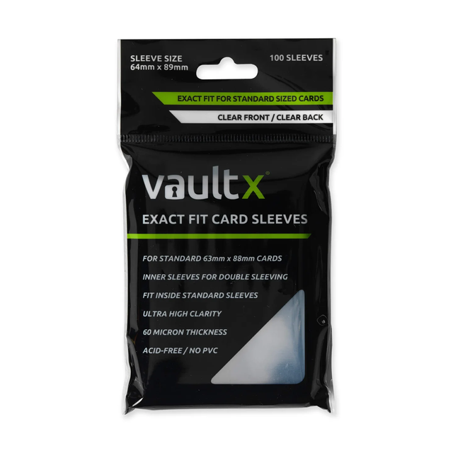 Vault X Exact fit sleeves