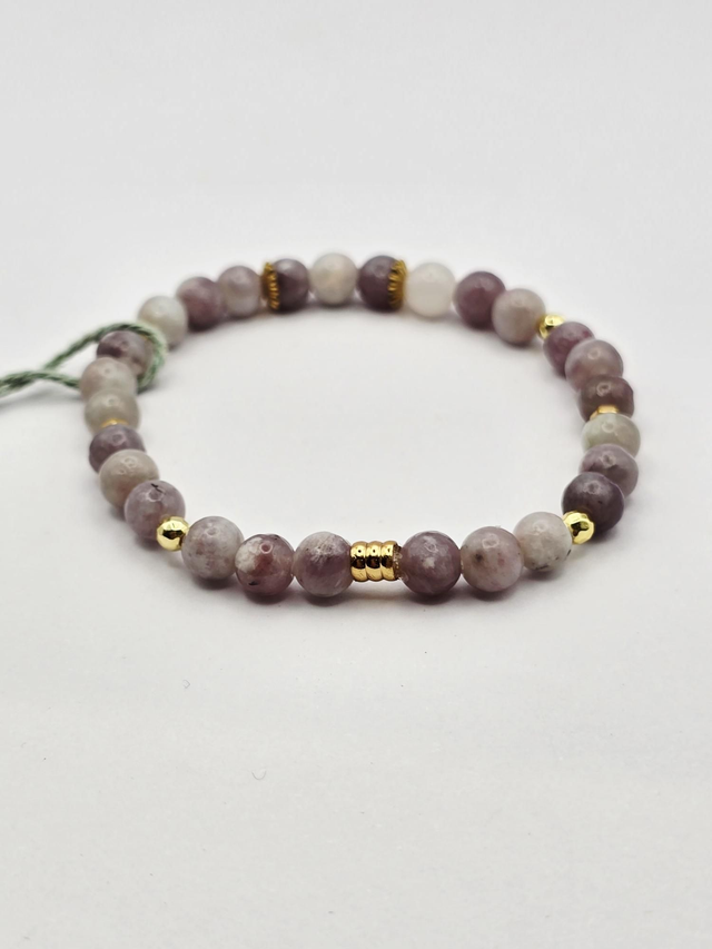 Bracelet Tourmaline rose 0,6 cm