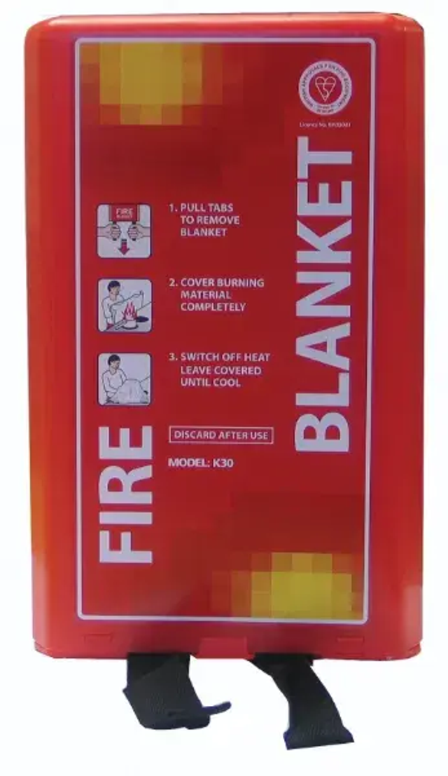 Firechief Fire Blanket 1x1m Rigid Case