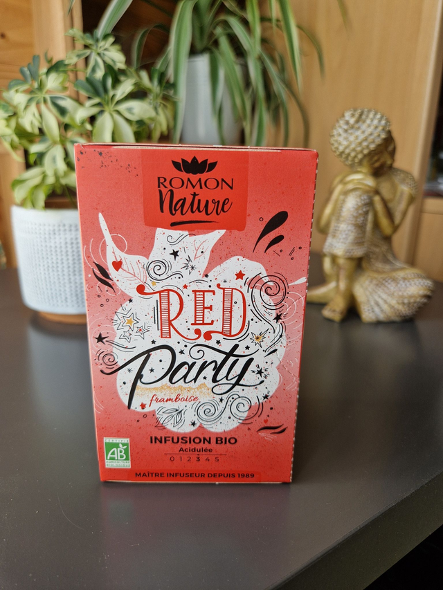 Infusion Red Party bio - Framboise, Hibiscus, Cynorrhodon