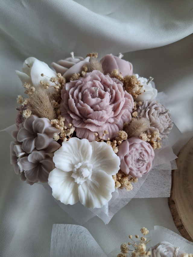 Blumengesteck Maxi rosa Pfingstrose