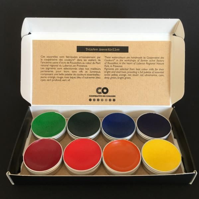 8 Aquarelles Teintes Essentielles