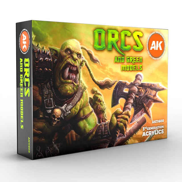 AK 3rd Gen Paintset: Orcs and Green Creatures