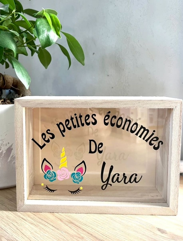 Tirelire personnalisé