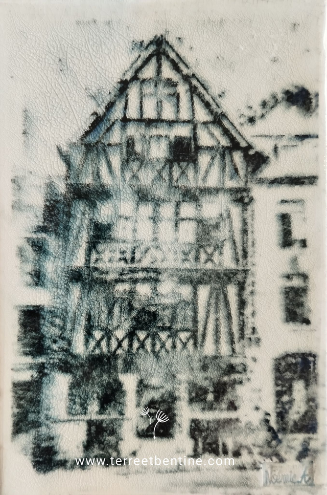 COLLECTION : CPA " Morlaix" - Maison "dite" de la duchese Anne "Petites séries" SFUMATO