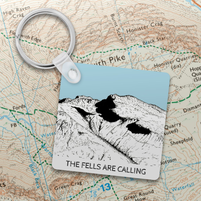 The Fells are Calling Keyring