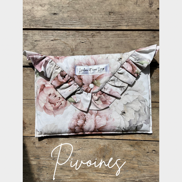 Pochettes à volants  &quot;pivoines&quot;