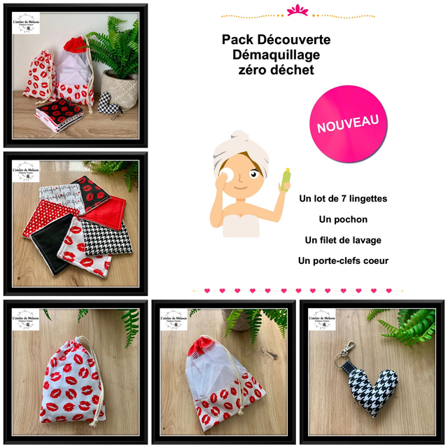 Pack découverte - Démaquillage zéro déchet