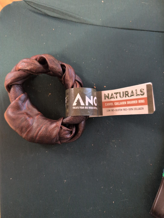 Camel Collagen Braided Ring