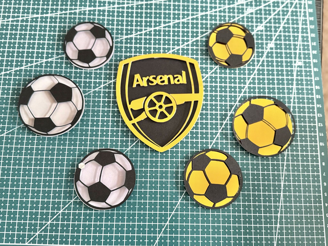 Arsenal football team Cake toppers