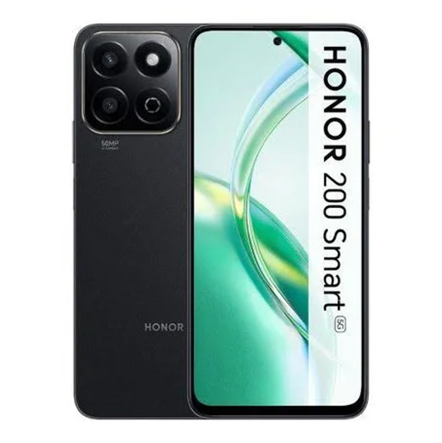 Honor 200 Smart 5G 4GB-256GB Negro (Midnight Black) Dual SIM - 