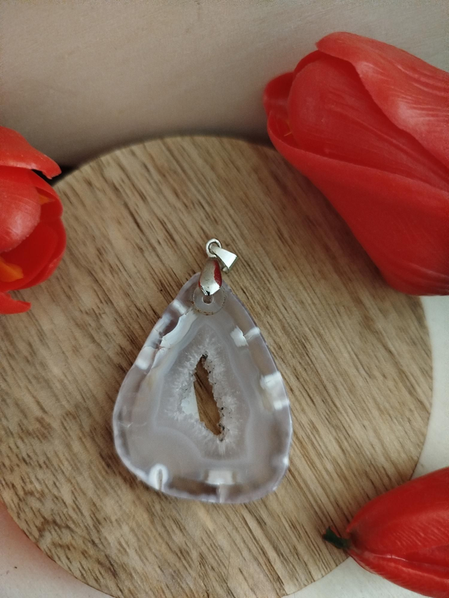  Pendentif Agate naturelle