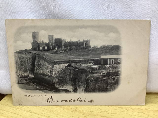 Kingsgate Castle, Broadstairs, Kent, Posted 1904 antique unbranded postcard. Our Ref No. R559 £2.50
