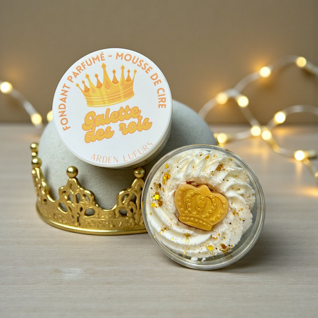 Mousse de cire Galette des rois  