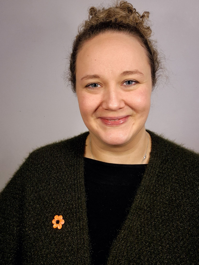 Pin's Marguerite orange 2