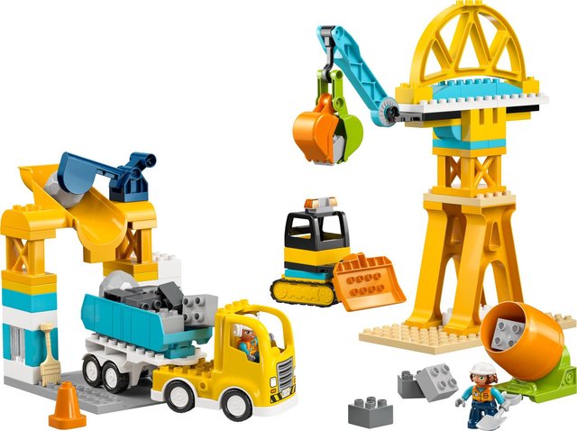 LEGO 10476 Baustelle mit Baufahrzeugen – 3-in-1-Set