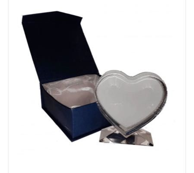 Crystal Block Heart shape 