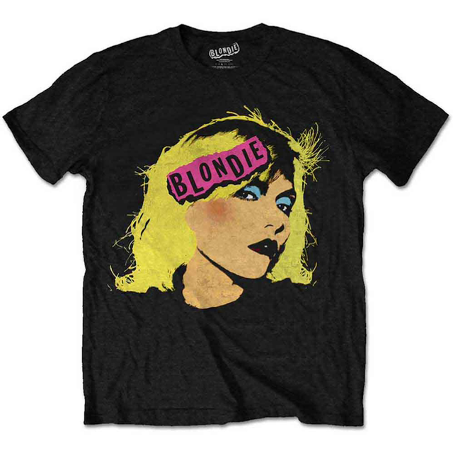 BLONDIE UNISEX T-SHIRT: PUNK LOGO