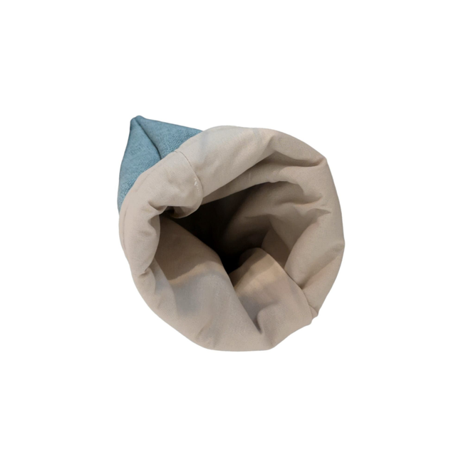 Pochette/ Protège carnet Fleuri PETROLE