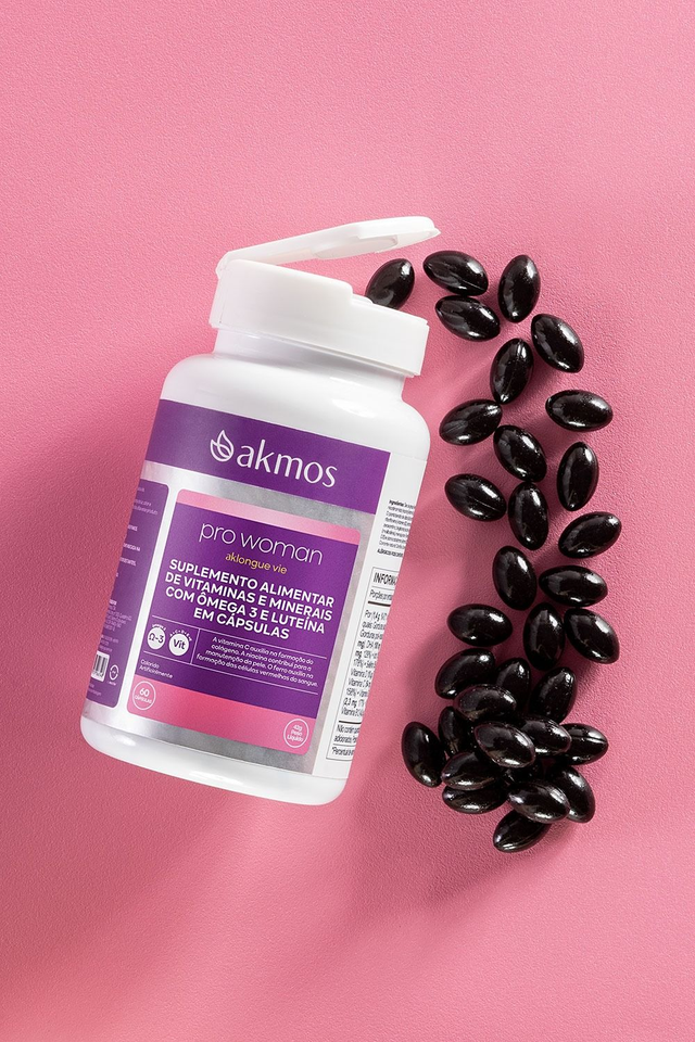 Akmos: PRO WOMAN: Suplemento elaborado para promover a saúde da Mulher,  60 Caps
