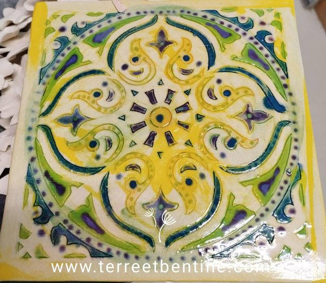 COLLECTION "Renouveau" - Pièce UNIQUE - 15,8 x 15,8 cm