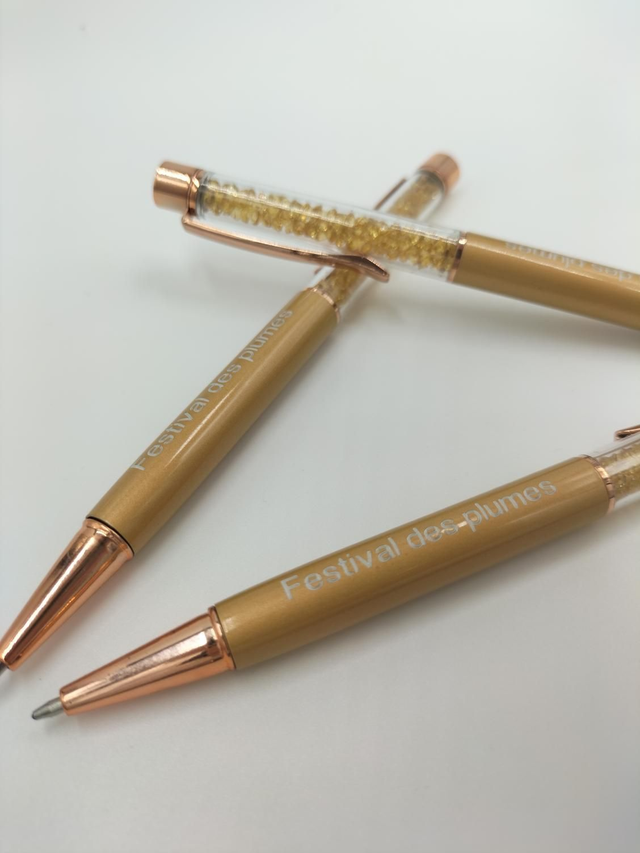 Stylo doré 