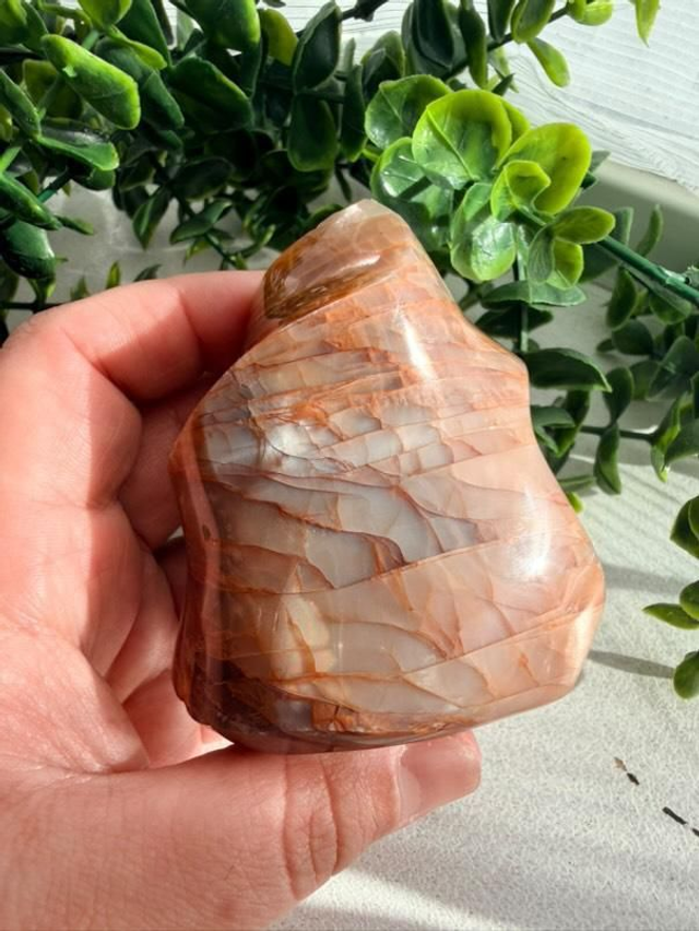 Peach Moonstone Flame