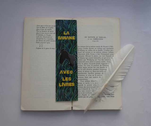 La banane avec les livres