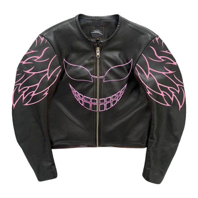 Blouson moto cuir Doflamingo