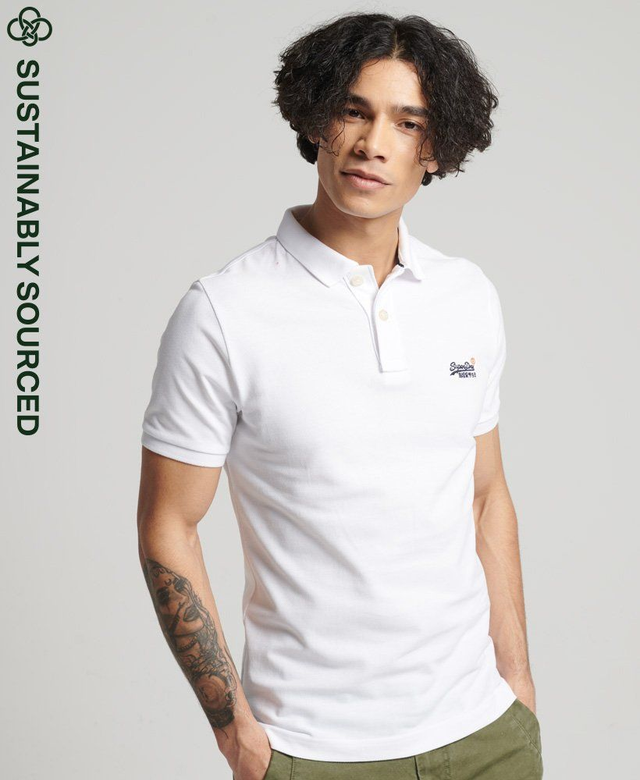 5191A - SUPERDRY Polo classica in pique di cotone biologico