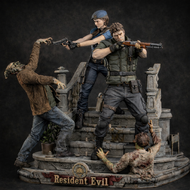 DIORAMA RESIDENT EVIL série gaming